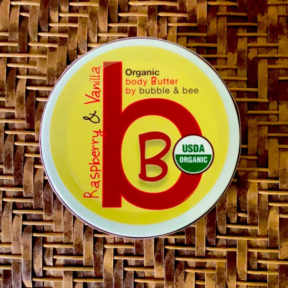 Organic Raspberry & Vanilla Body Butter Bubble&Bee